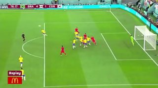 Brasil menelanjangi Korea dengan gaya doggy