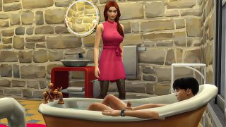 Ibu tiri menangkap basah anak tirinya sedang masturbasi di bak mandi – mereka pun bercinta panas di kamar mandi