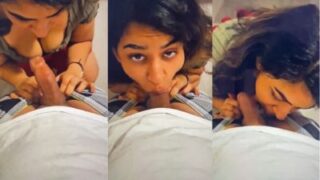 Gadis Pune menggoyang ranjang dengan blowjob panas berbahasa Marathi