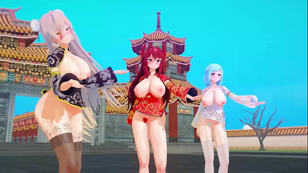 Tarian Seksi Virtual YouTuber MMD Sambut Imlek 【KKVMD】 (Karya 熊野ひろ)