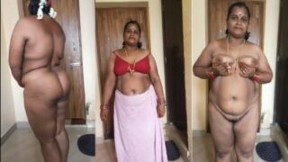 Bibi Tamil yang seksi telanjang bulat di depan keponakannya