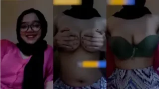 Gadis Berhijab Goyang Dada Montok Heboh di Media Sosial