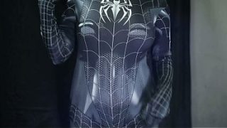 NGENTOT GILA CEWEK INDO COSPLAY SPIDERMAN, MEMEKNYA BASAH BANGEET SAMPE BECEK