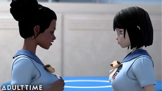 Adik Tiri Nakal Naik Kontol dan Main Seks Lesbi Hentai