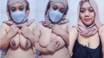 Ameena Hijab Tobrut Bugil Remas Tetek Gede Montok