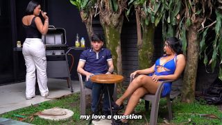 Diam, jangan berisik! – Ibu mertua panas menggoda pacar anaknya diam-diam – Big Jackson & Lina Henao