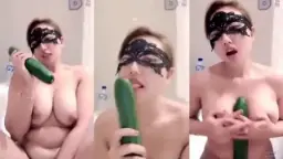 Jessy Jess ngegemesin, kontol mentimun siap dimainin