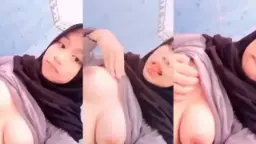 Bocil ABG jilbab TikTok pamer toket, bikin ngilu