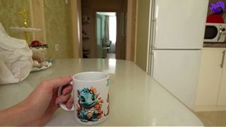 Pagi-pagi udah disuruh nelen kontol ibu tiri